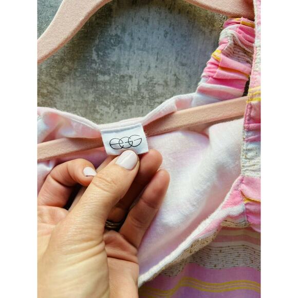 $78 EGG by Susan Lazar Designer One Piece Jumpsuit Romper Outfit Easter Pink 4T - Picture 4 of 8